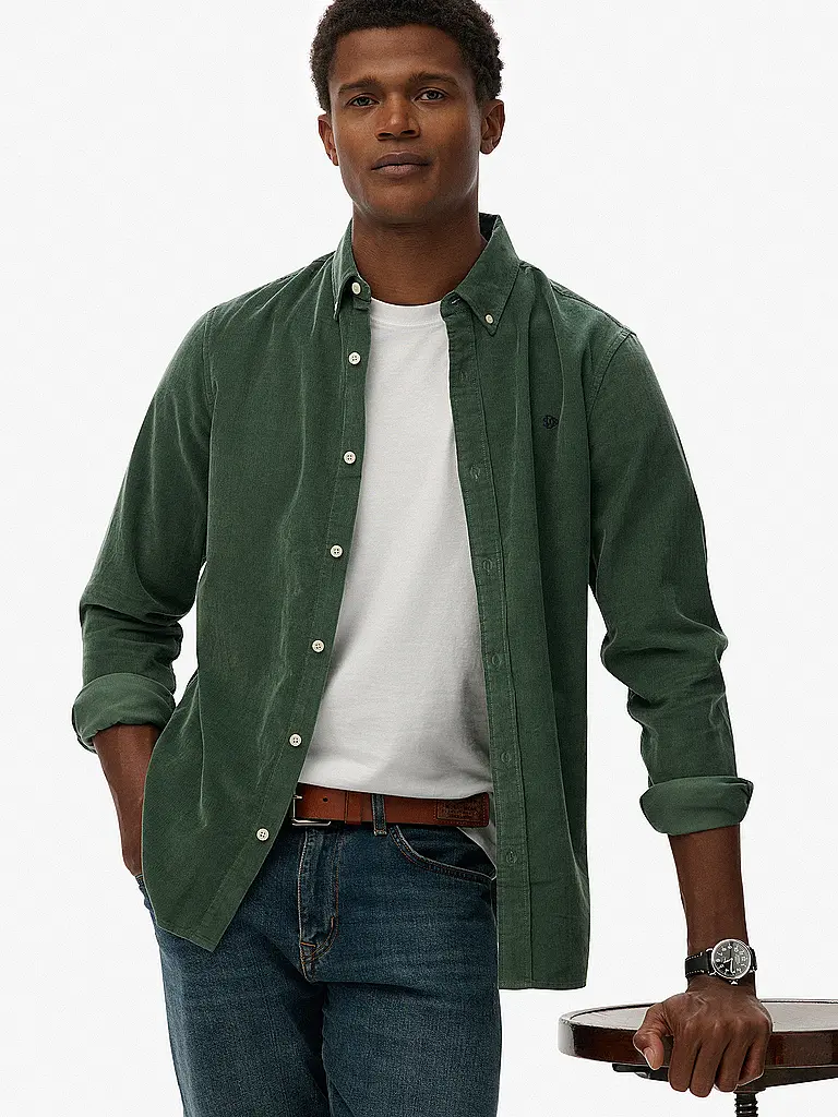 SUPERDRY | Sobrecamisa | Verde