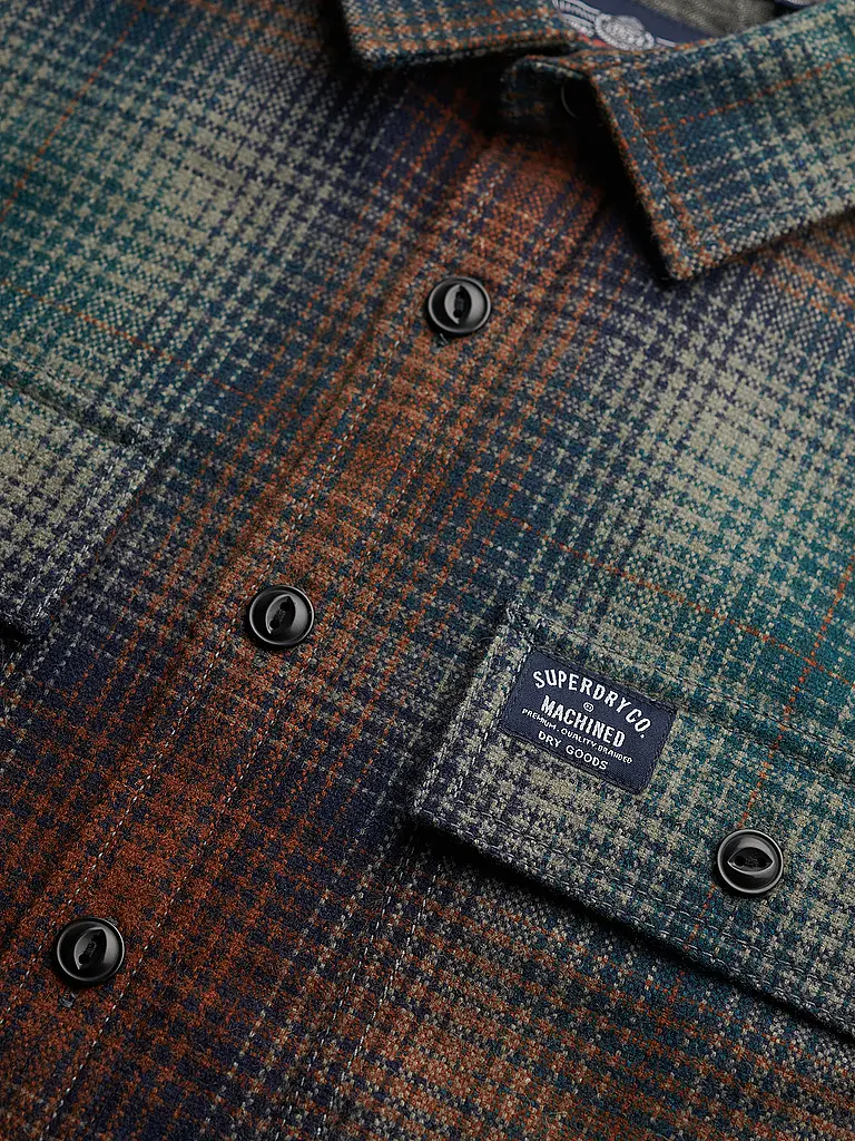 SUPERDRY | Sobrecamisa | Marrón