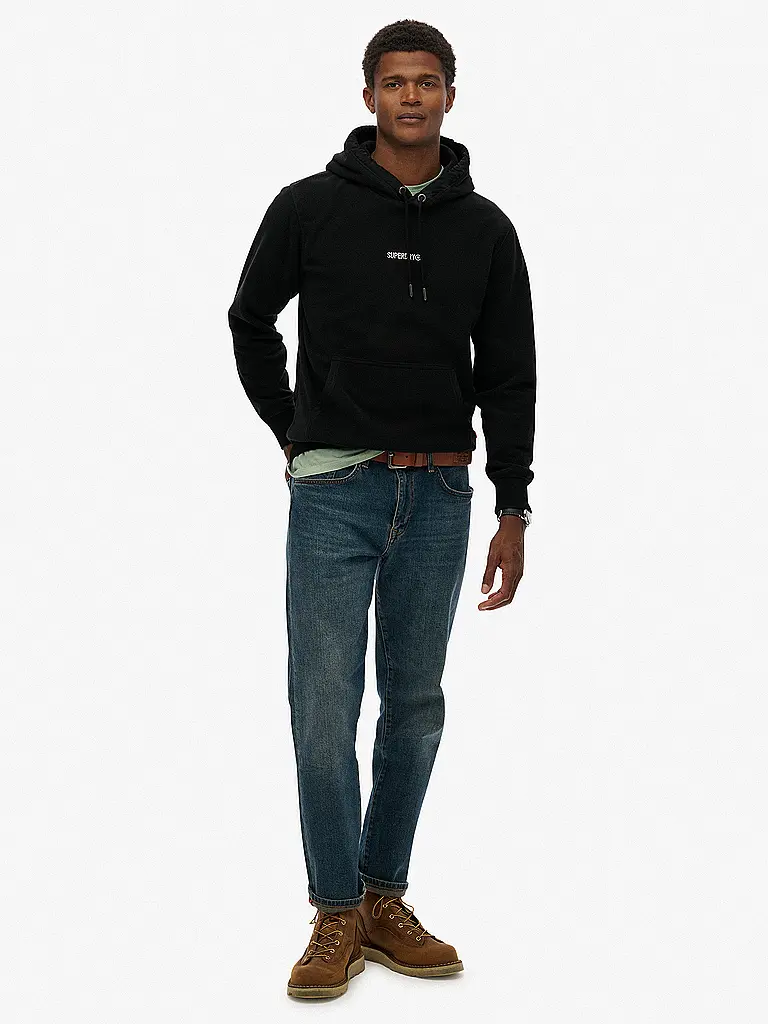 SUPERDRY | Sudadera con capucha - Hoodie | Negro