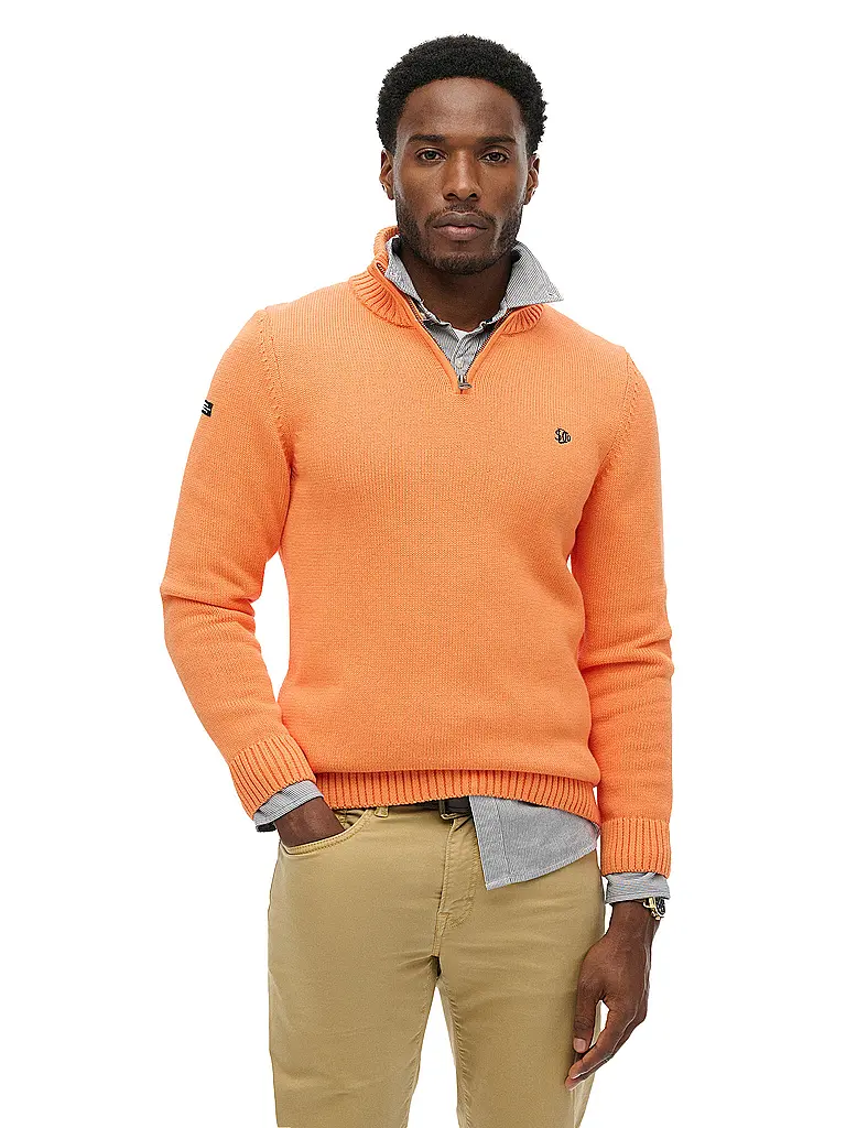 SUPERDRY | Troyer Sweater | Naranja