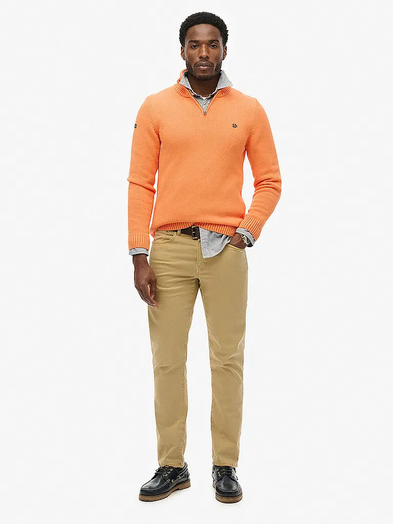 SUPERDRY | Troyer Sweater | Naranja