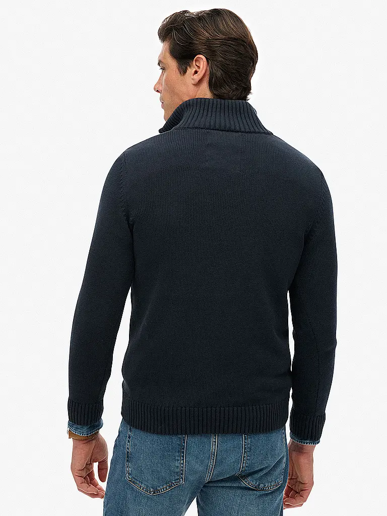 SUPERDRY | Troyer Sweater | Azul oscuro