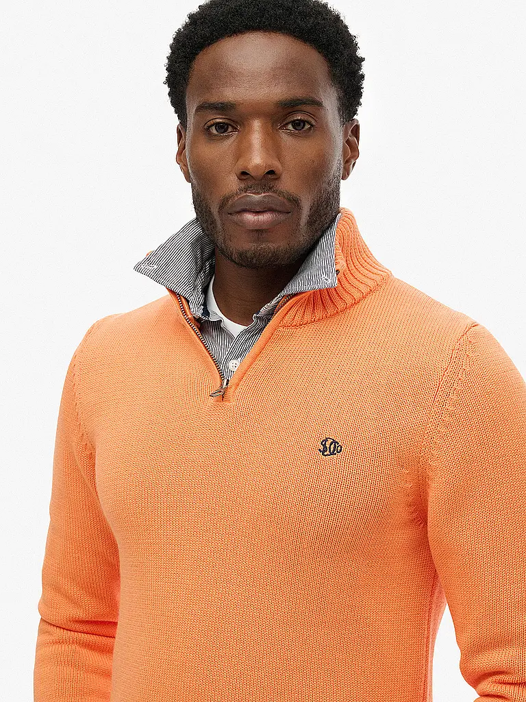 SUPERDRY | Troyer Sweater | Naranja