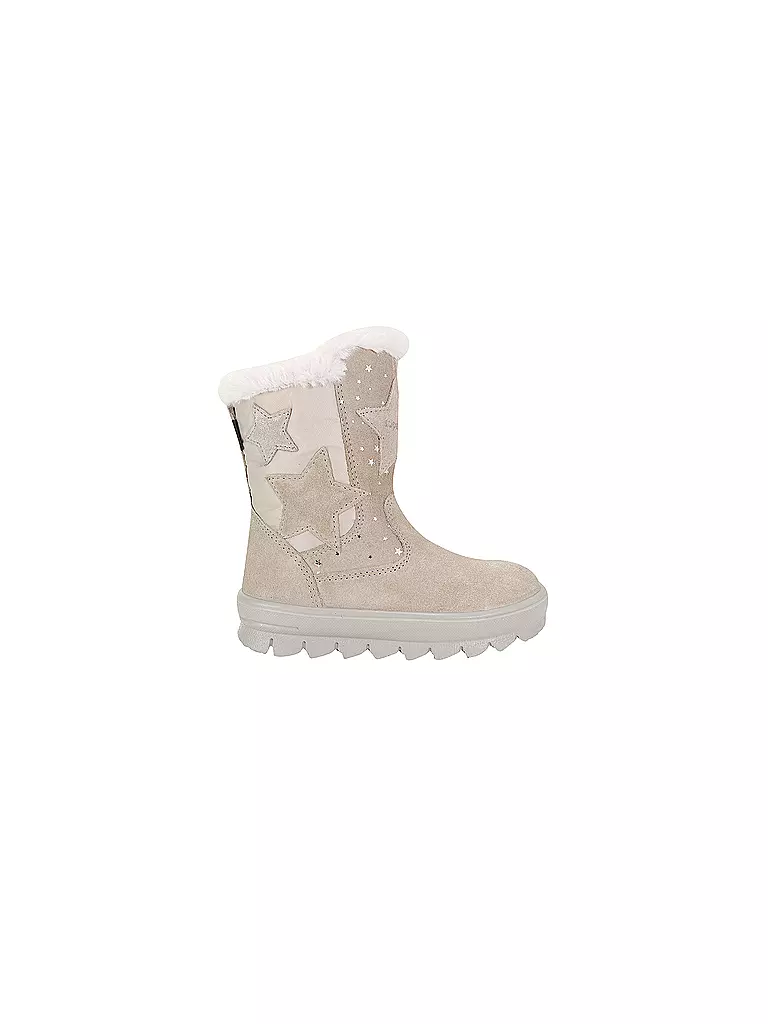 SUPERFIT | Kinder Lederstiefel FLAVIA | Beige