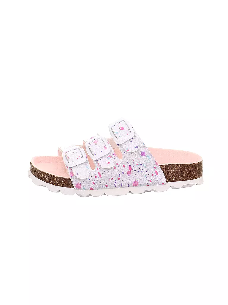 SUPERFIT | Zapatillas de estar por casa para niños | Blanco