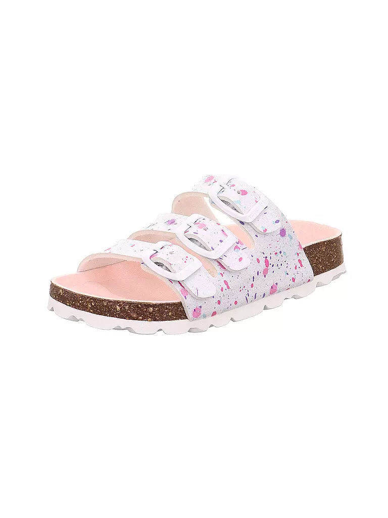 SUPERFIT | Zapatillas de estar por casa para niños | Blanco
