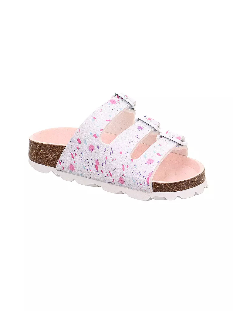 SUPERFIT | Zapatillas de estar por casa para niños | Blanco