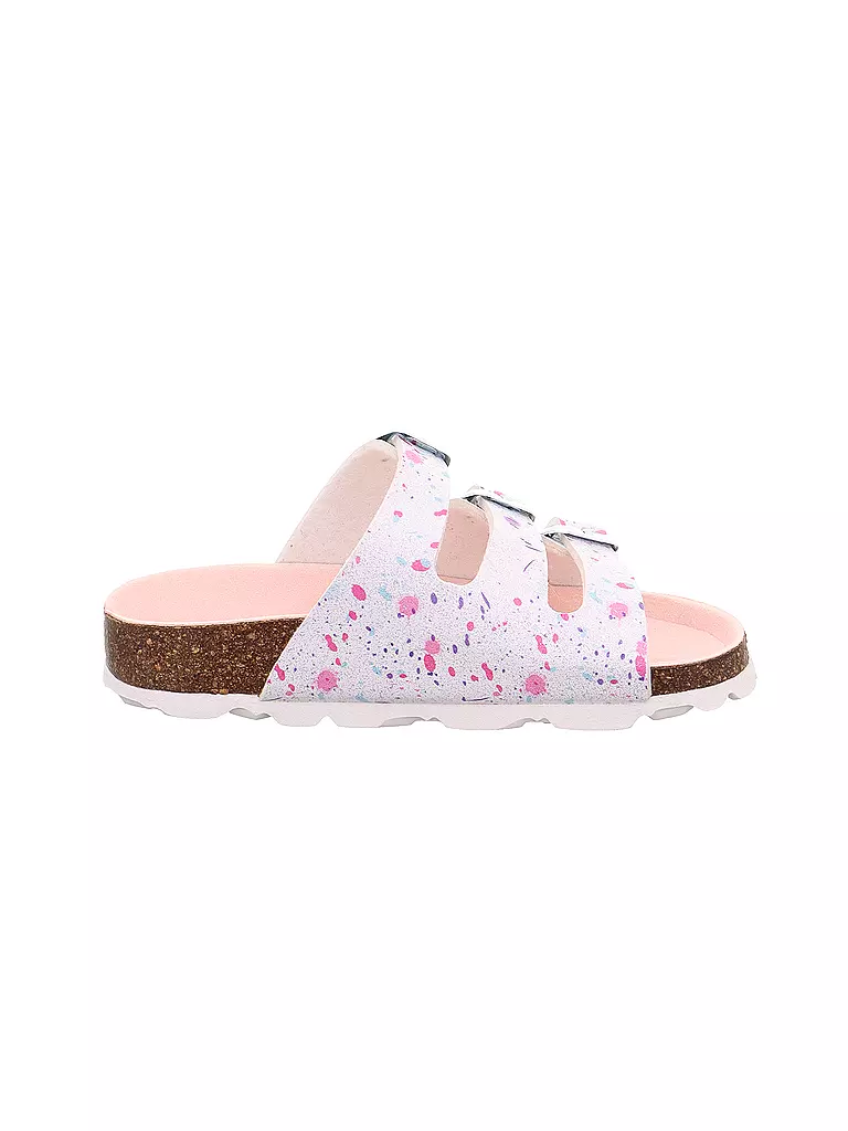 SUPERFIT | Zapatillas de estar por casa para niños | Blanco