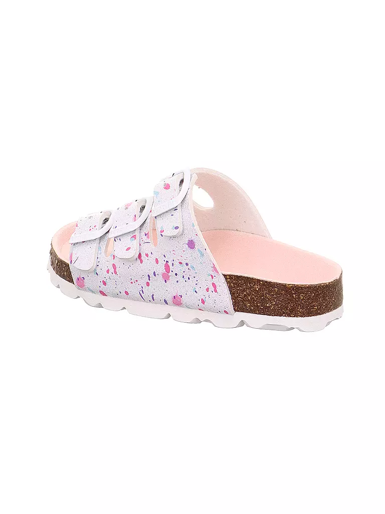 SUPERFIT | Zapatillas de estar por casa para niños | Blanco
