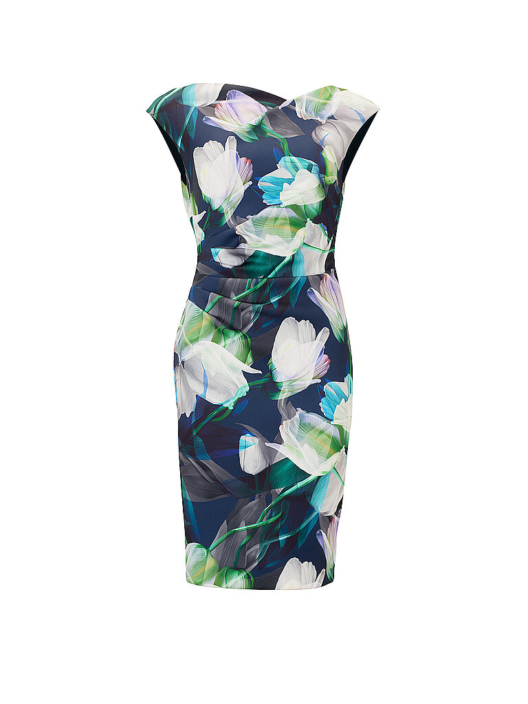 SWING Vestido de cóctel azul oscuro