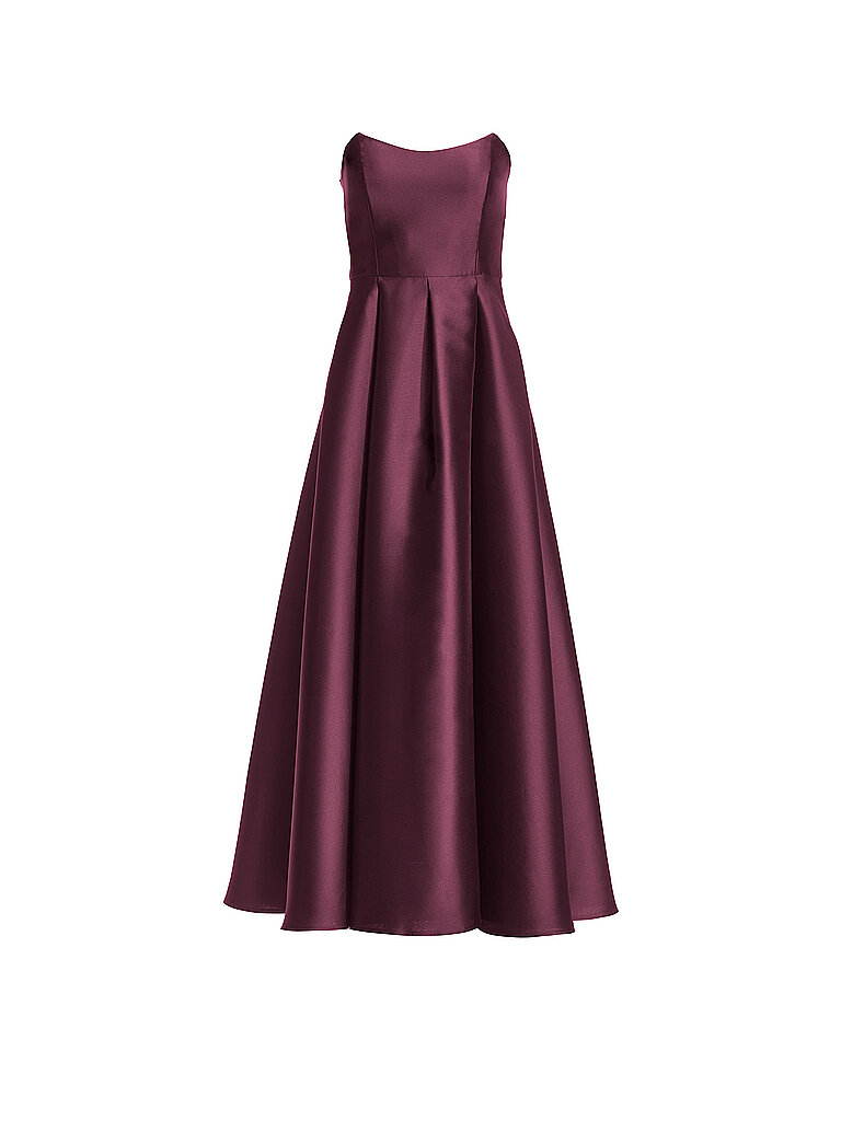 Vestido de noche rojo oscuro 34
