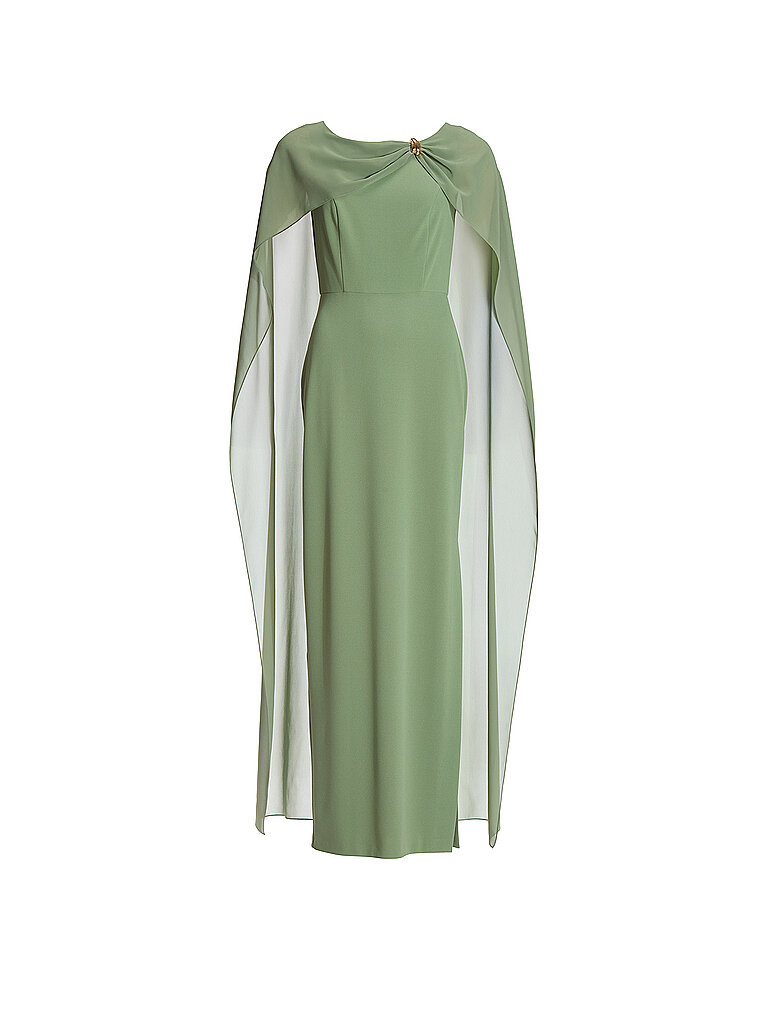 SWING Abendkleid verde oscuro