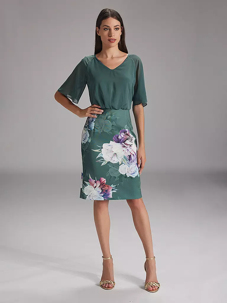 SWING | Vestido de cóctel | Verde oscuro