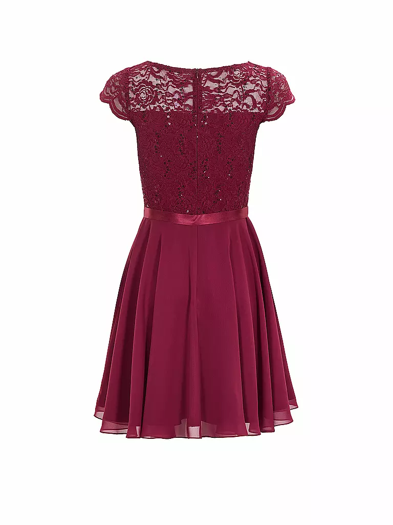 SWING | Vestido de cóctel | Rojo oscuro