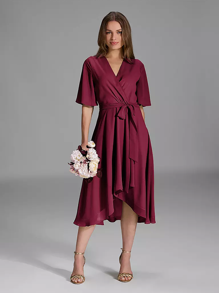 SWING | Vestido de noche | Rojo oscuro