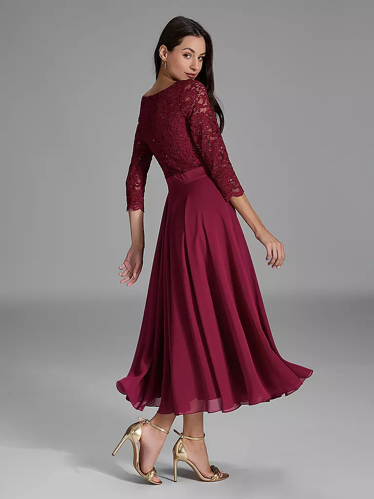 SWING | Vestido de noche | Rojo oscuro