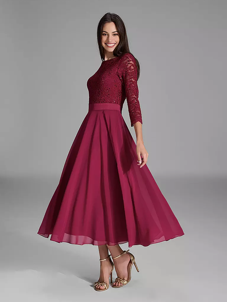 SWING | Vestido de noche | Rojo oscuro