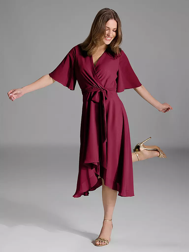 SWING | Vestido de noche | Rojo oscuro