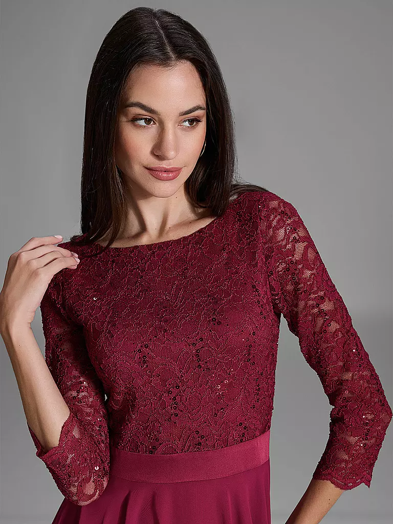 SWING | Vestido de noche | Rojo oscuro