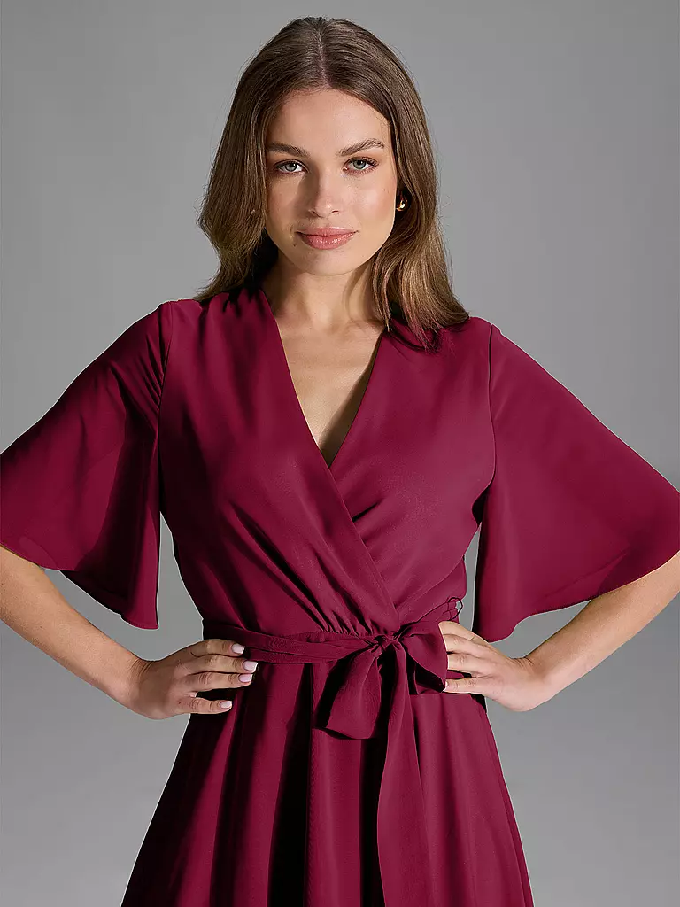 SWING | Vestido de noche | Rojo oscuro