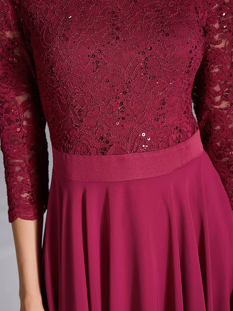 SWING | Vestido de noche | Rojo oscuro