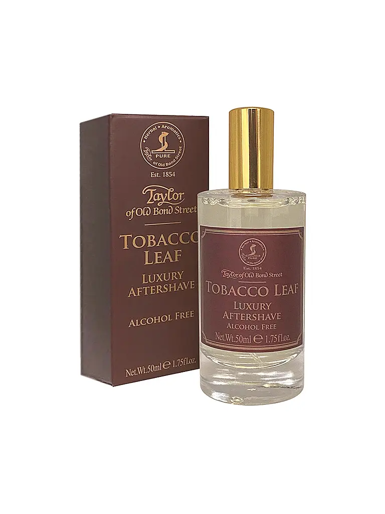 TAYLOR OF OLD BOND STREET | Aftershave HOJA DE TABACO, 50 ml | Sin color
