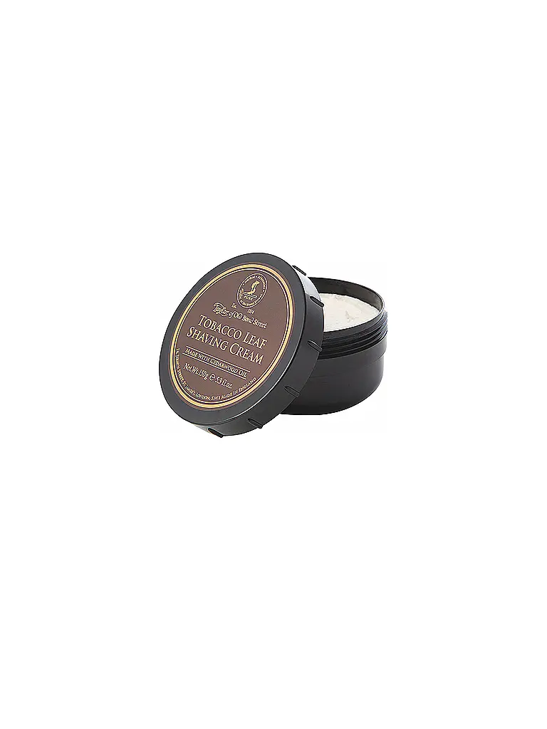 TAYLOR OF OLD BOND STREET | Crema de Afeitar HOJA DE TABACO, Tarro de 150 g | Sin color