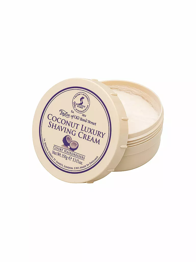 TAYLOR OF OLD BOND STREET | Tazón de crema de afeitar "Coconut" 150g | Sin color
