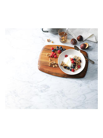 TEAKHAUS | Tabla de cortar ELEGANT de teca de 30,5x20 cm