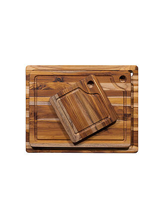 TEAKHAUS | Tabla de cortar 46x36cm MARINE de madera de teca