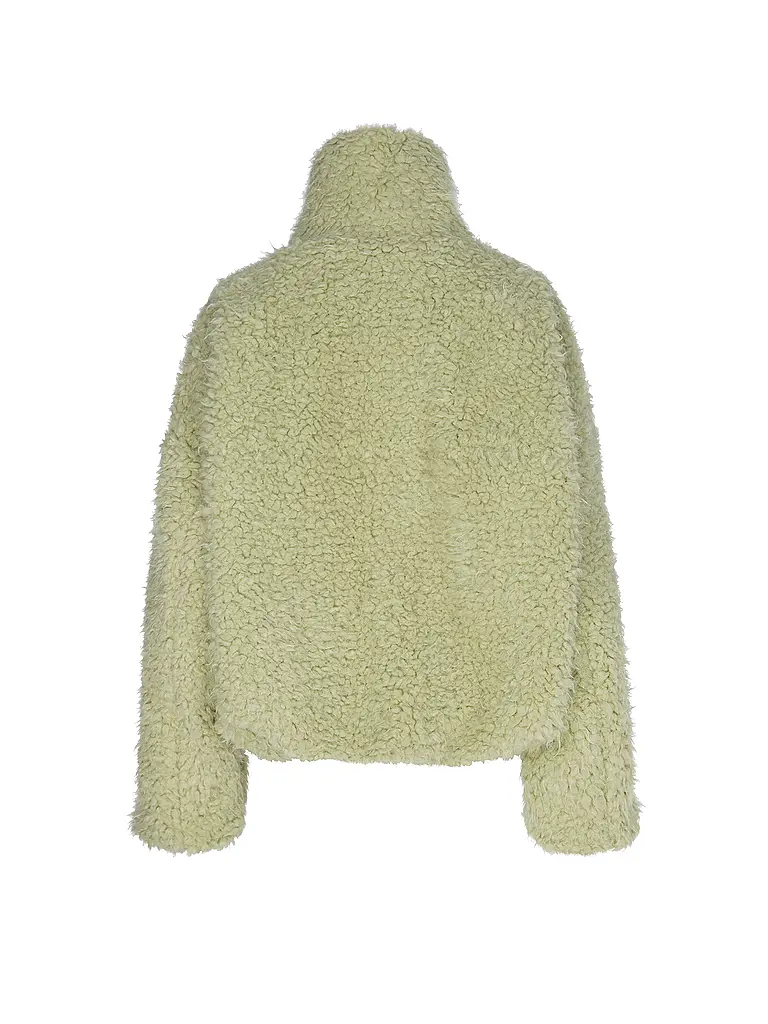 TELA | Jacke in Felloptik | Verde claro
