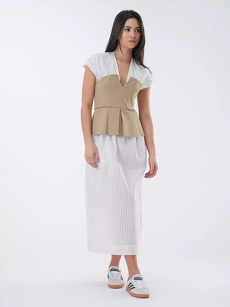 TELA | Midikleid ARDESIA | Beige