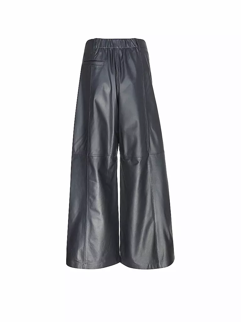 TELA | Pantalones de cuero | Azul oscuro
