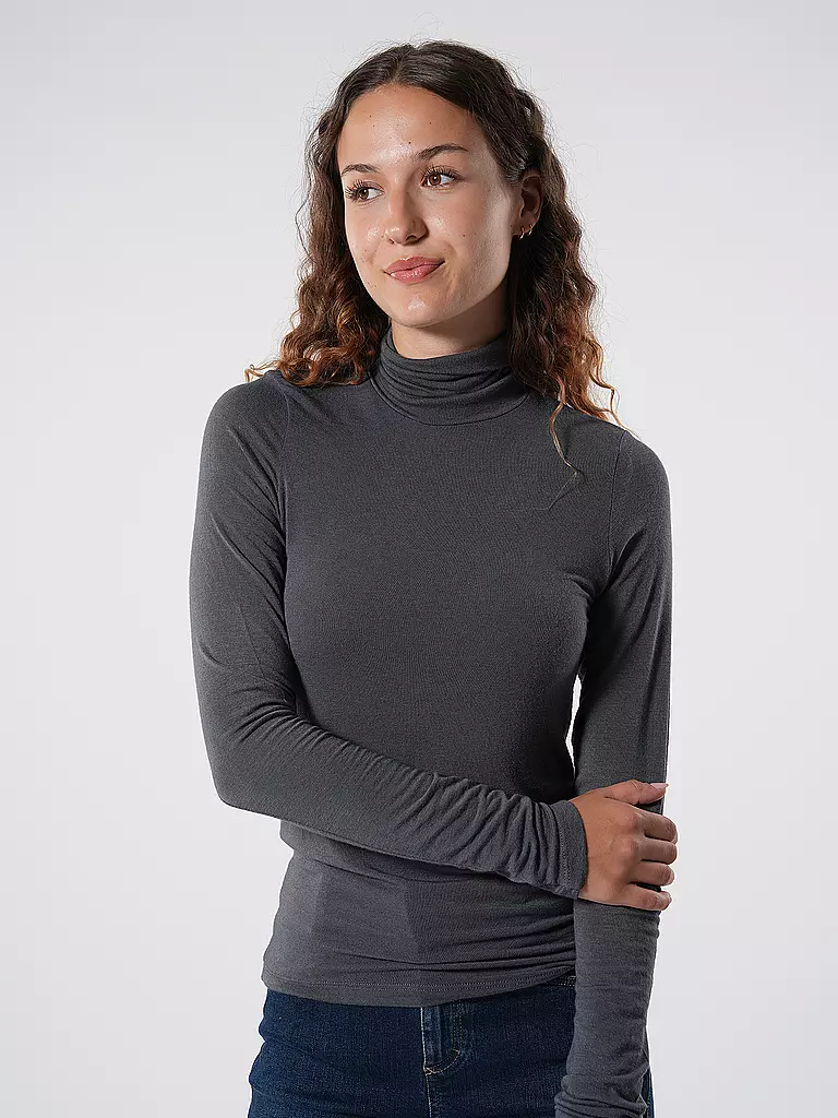 TELA | Rollkragenshirt MATHILDE | Gris