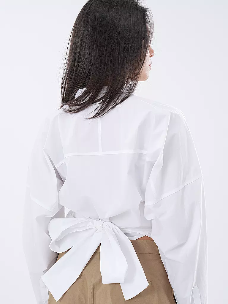 TELA | Wickelbluse PERLA | Blanco