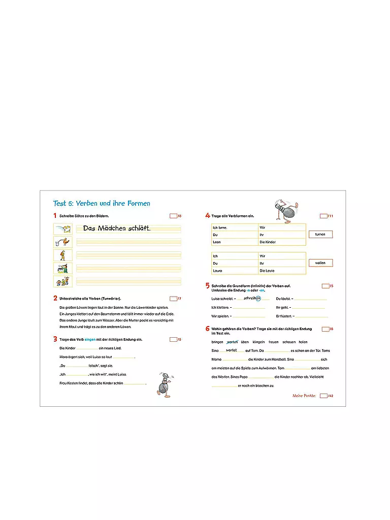 TESSLOFF VERLAG | Testheft - Fit für Deutsch 2. Klasse  | Sin color