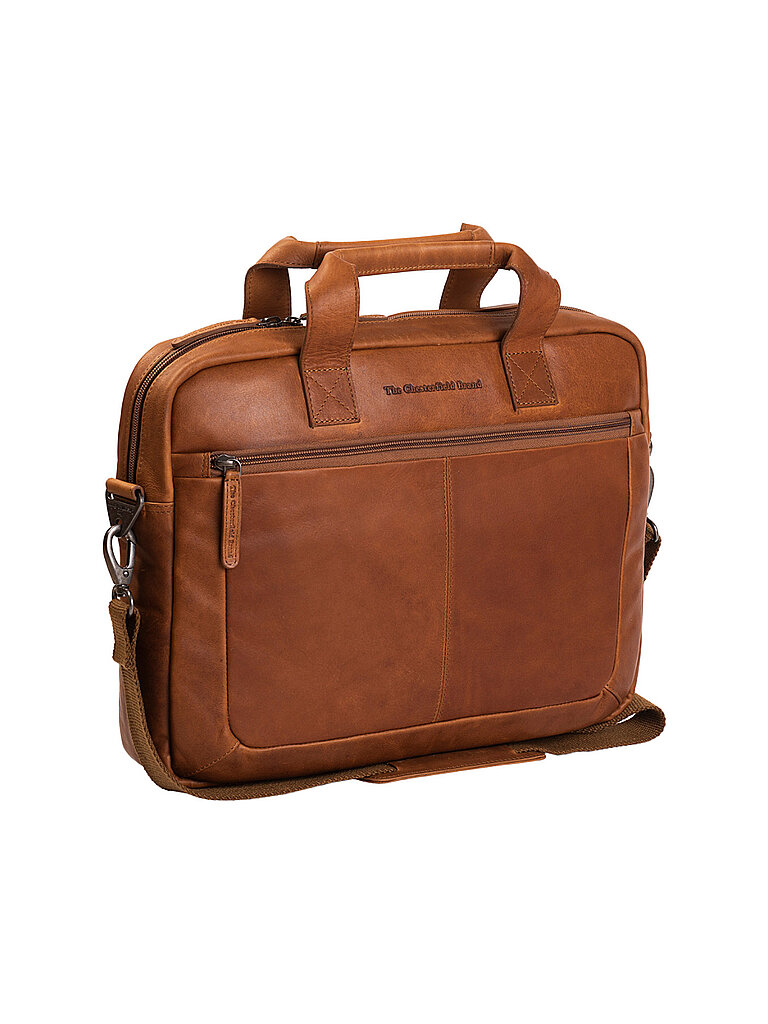 The Chesterfield Brand Bolso de cuero - Bolso para portátil CALVI camel