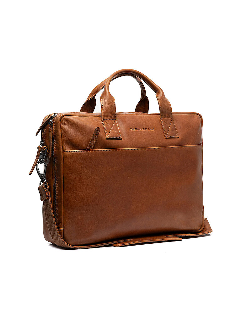 The Chesterfield Brand Bolso de cuero - Bolso para portátil FRAZER camel