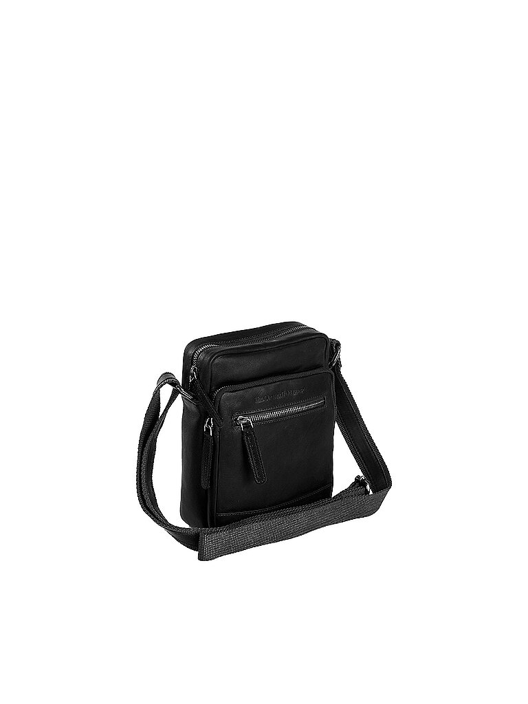 The Chesterfield Brand Bolso de cuero - Bolso bandolera BIRMINGHAM negro