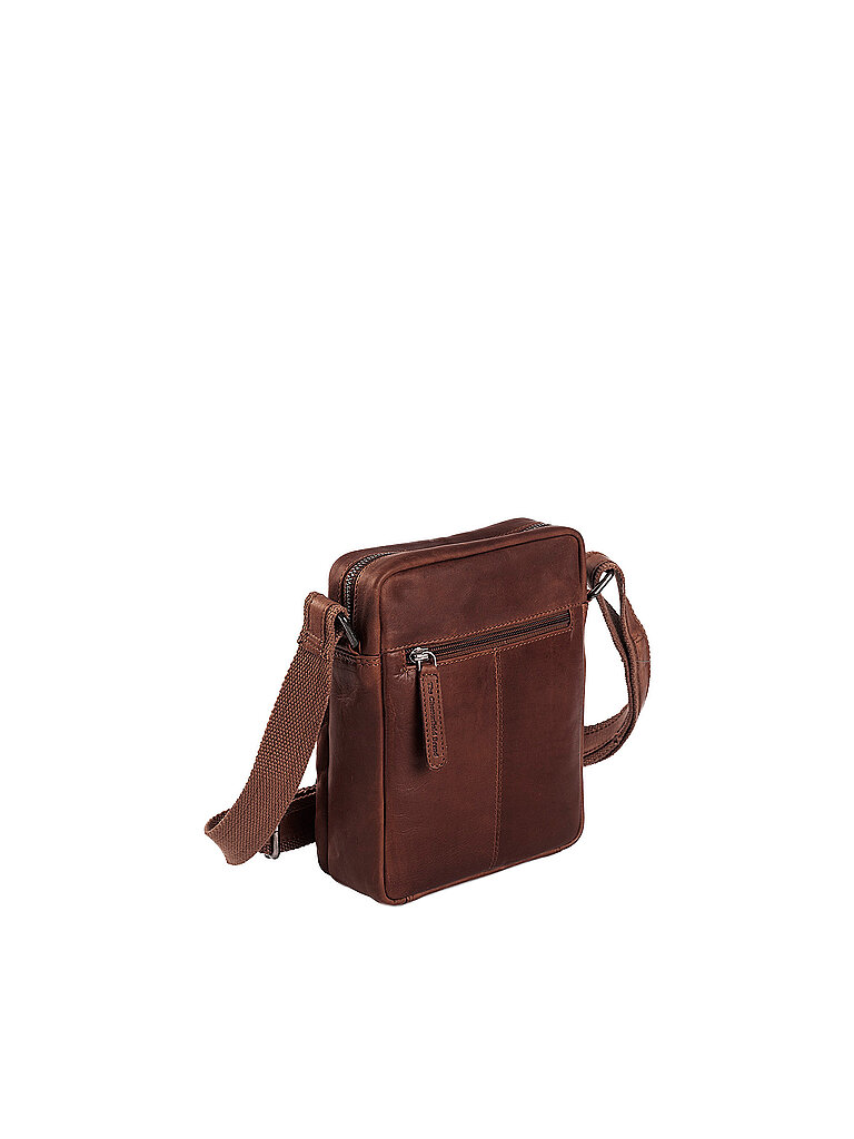 The Chesterfield Brand Bolso de cuero - Bolso bandolera BIRMINGHAM marrón