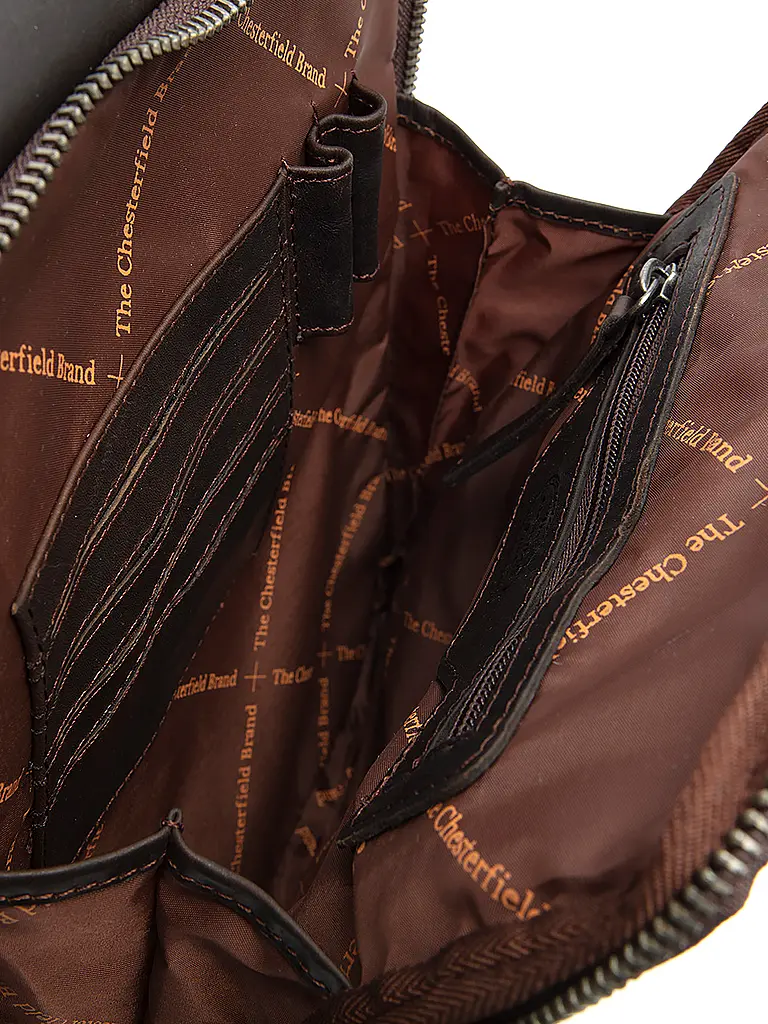 THE CHESTERFIELD BRAND | Bolso de cuero - Bandolera ALVA | Marrón