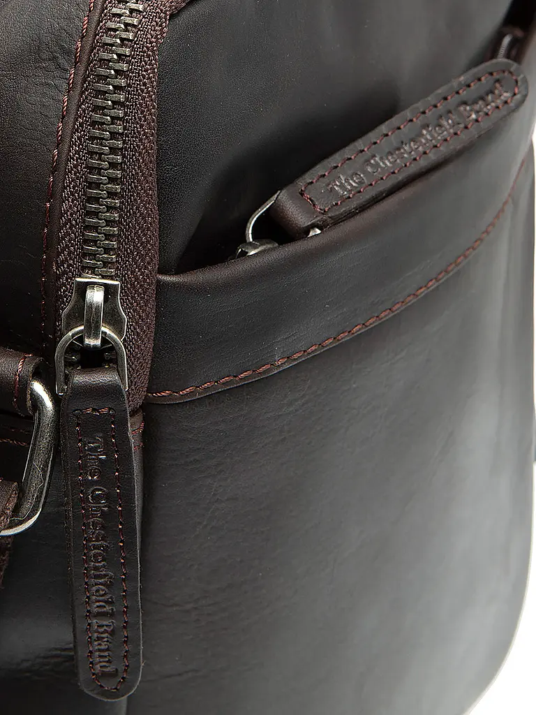 THE CHESTERFIELD BRAND | Bolso de cuero - Bandolera ALVA | Marrón