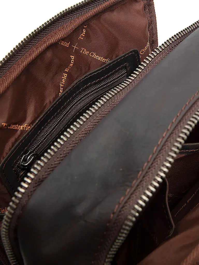 THE CHESTERFIELD BRAND | Bolso de cuero - Bandolera ALVA | Marrón