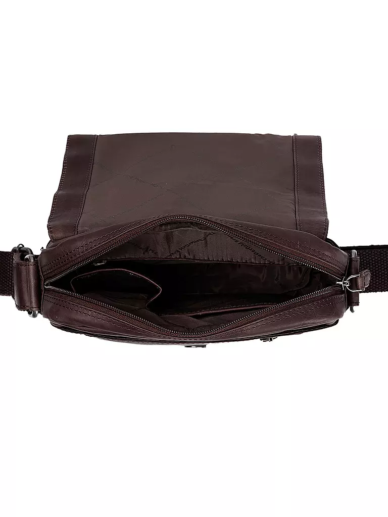 THE CHESTERFIELD BRAND | Bolso de cuero - Bandolera REMY | Marrón