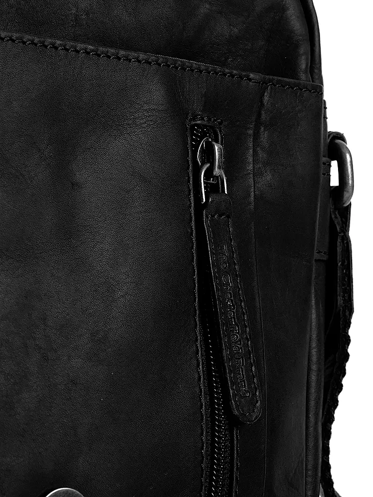 THE CHESTERFIELD BRAND | Bolso de cuero - Bandolera REMY | Negro
