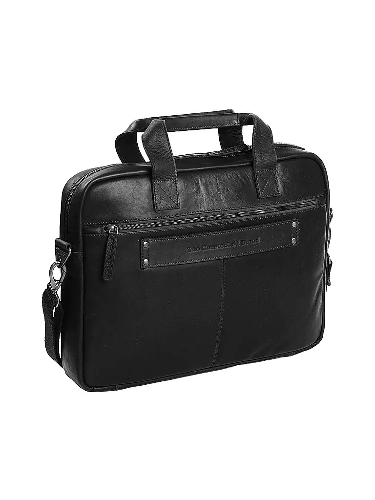 THE CHESTERFIELD BRAND | Bolso de cuero - Bolso para portátil CALVI | Negro