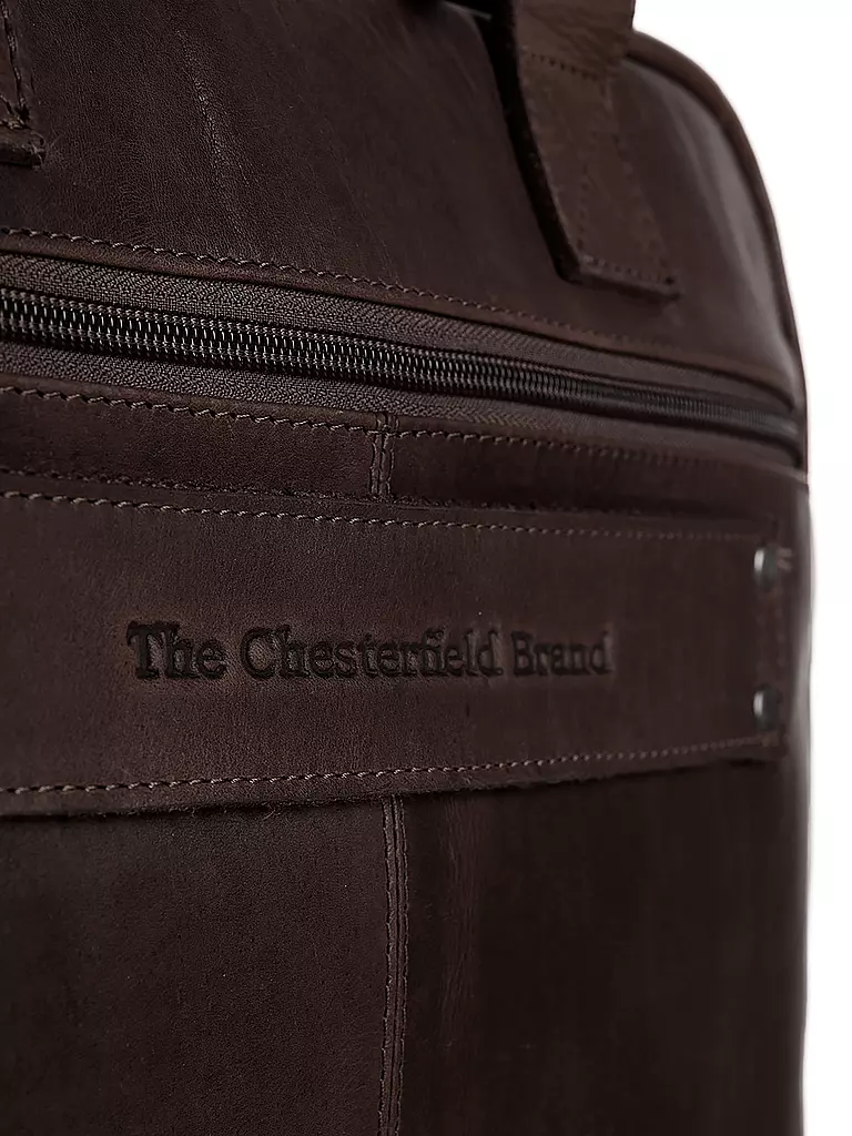 THE CHESTERFIELD BRAND | Bolso de cuero - Bolso para portátil CALVI | Marrón