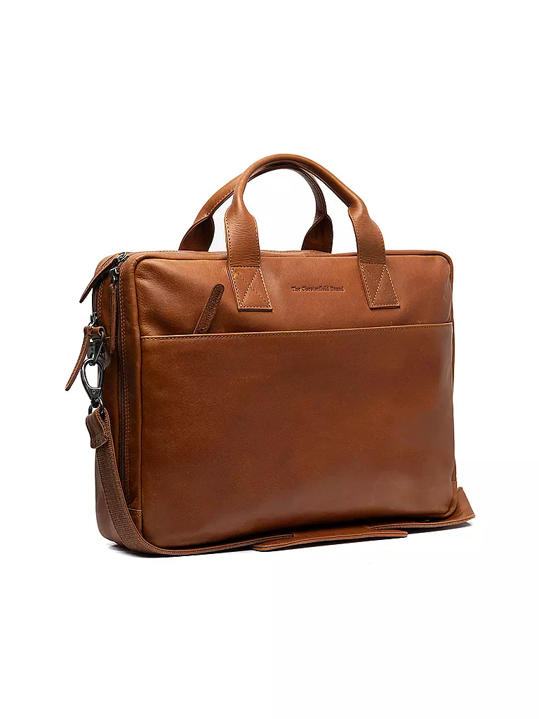 THE CHESTERFIELD BRAND | Bolso de cuero - Bolso para portátil FRAZER | Camel