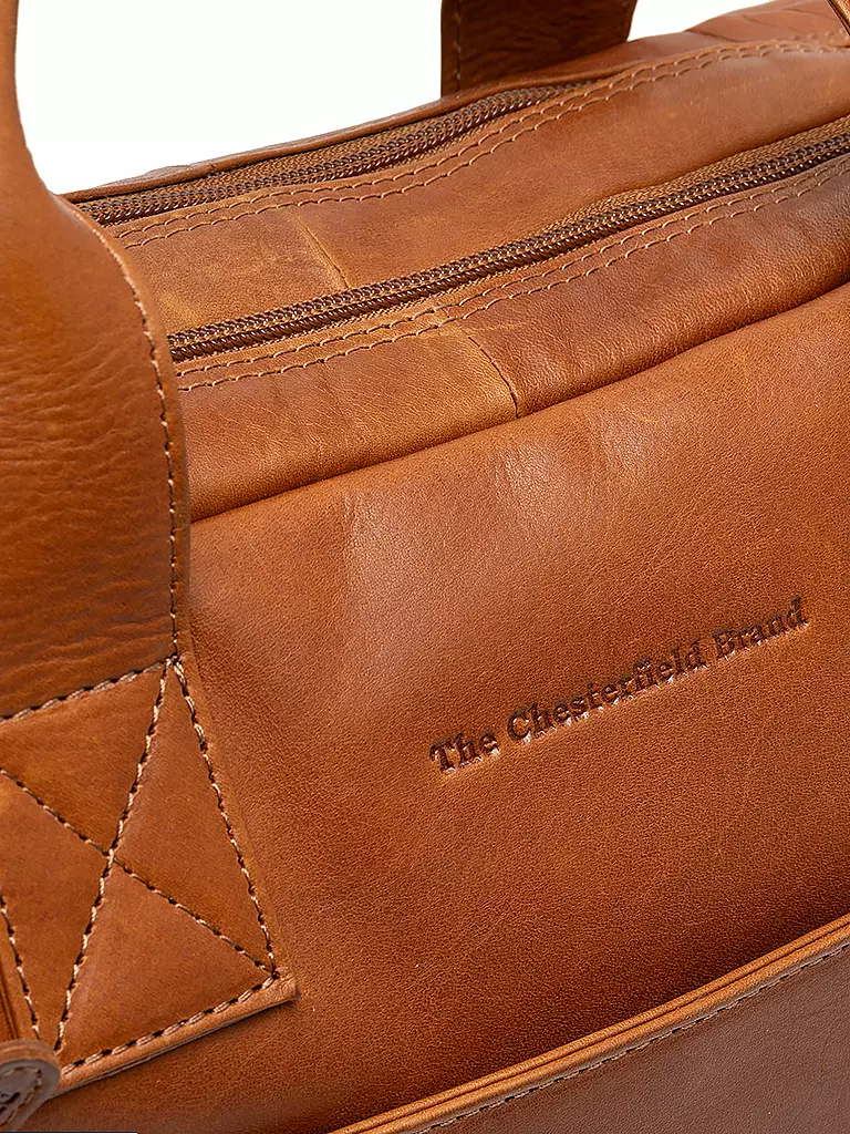 THE CHESTERFIELD BRAND | Bolso de cuero - Bolso para portátil FRAZER | Camel