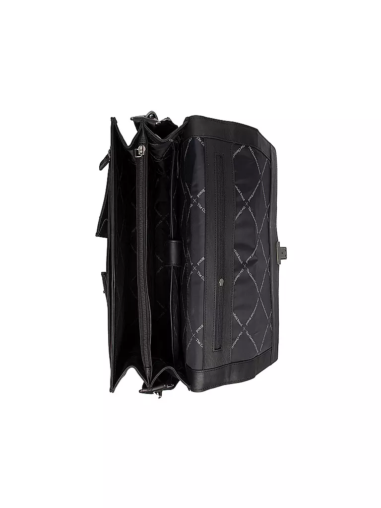 THE CHESTERFIELD BRAND | Bolso de cuero - Maletín STUTTGART 14" | Negro